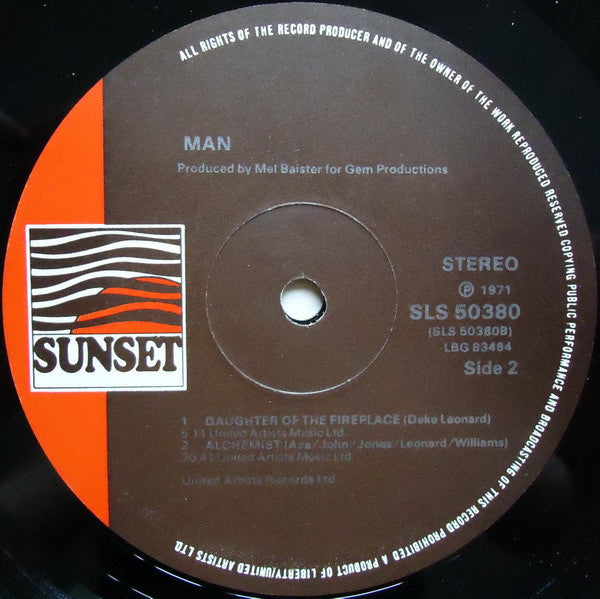 Man : Man 1970 (LP, Album, RE)