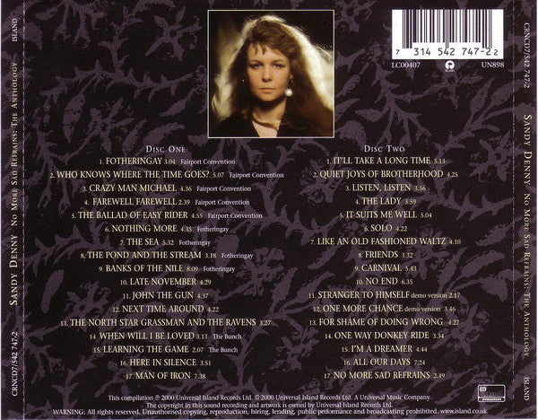 Sandy Denny : No More Sad Refrains - The Anthology (2xCD, Comp, RM)