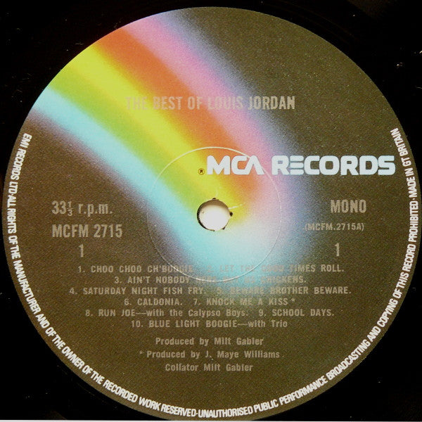 Louis Jordan : The Best Of Louis Jordan (LP, Comp, Mono)