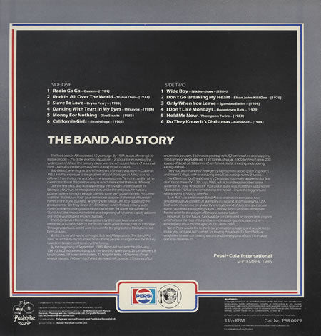 Various : Pepsi® Band Aid Hits (LP, Comp, Lyn)