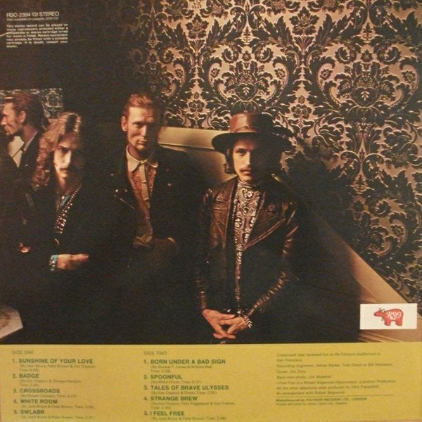 Cream (2) : Best Of Cream (LP, Comp, RE)