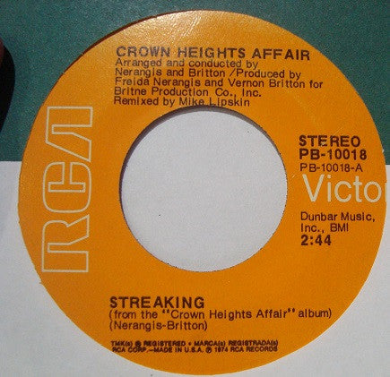 Crown Heights Affair : Streaking (7")