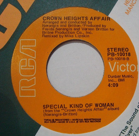 Crown Heights Affair : Streaking (7")