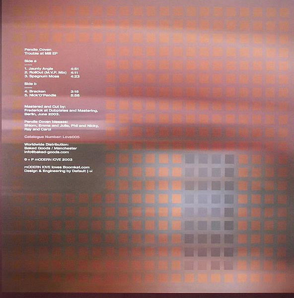 Pendle Coven : Trouble At Mill EP (12", EP)