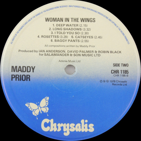 Maddy Prior : Woman In The Wings (LP, Album)