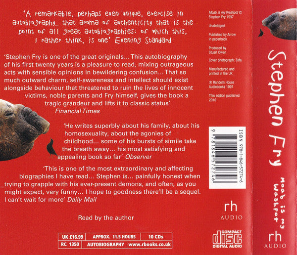 Stephen Fry : Moab Is My Washpot (10xCD)