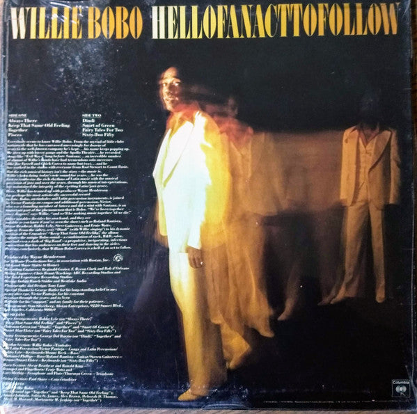 Willie Bobo : Hell Of An Act To Follow (LP, Album, Pit)