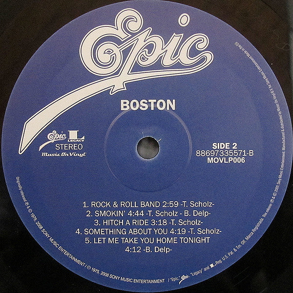 Boston : Boston (LP, Album, RE, RM, 180)