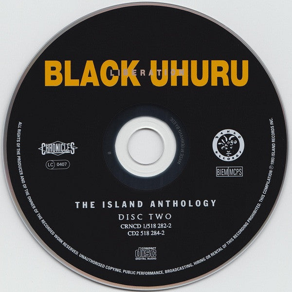 Black Uhuru : Liberation: The Island Anthology (2xCD, Comp, RE, RM)