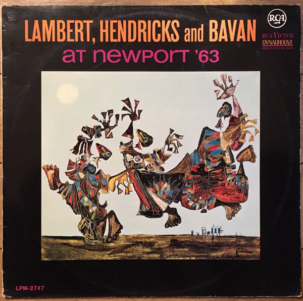 Lambert, Hendricks & Bavan : At Newport '63 (LP, Album, Mono)