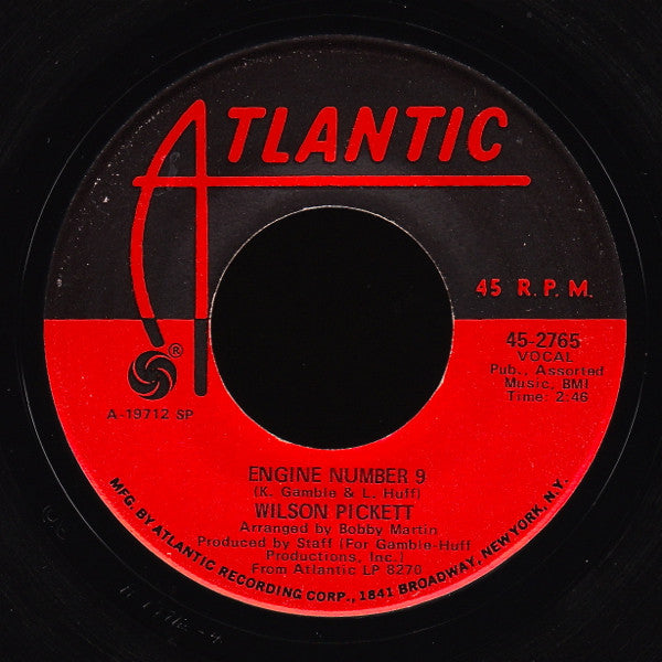 Wilson Pickett : Engine Number 9 / International Playboy (7", SP )
