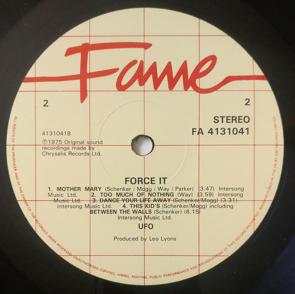 UFO (5) : Force It (LP, Album, RE)