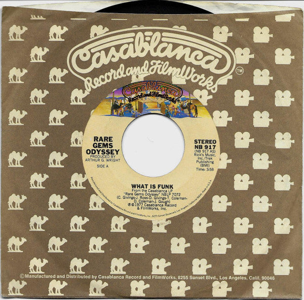 Rare Gems Odyssey : What Is Funk (7", Single)
