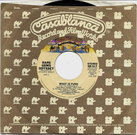 Rare Gems Odyssey : What Is Funk (7", Single)