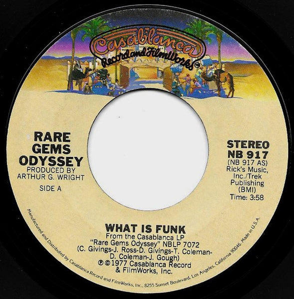 Rare Gems Odyssey : What Is Funk (7", Single)