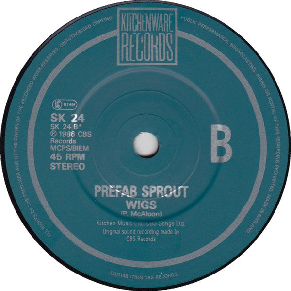 Prefab Sprout : Johnny Johnny (7", Single, Glo)