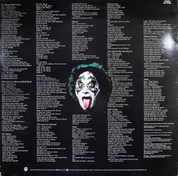 Randy Newman : Born Again (LP, Album)