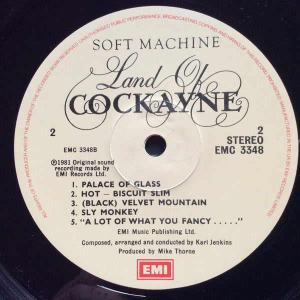 Soft Machine : Land Of Cockayne (LP, Album)