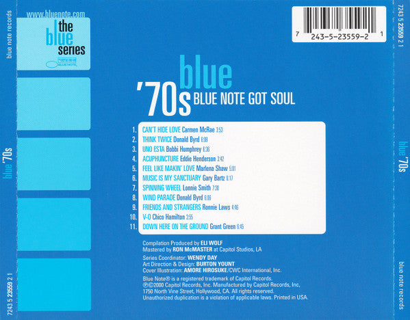 Various : Blue '70s Blue Note Got Soul (CD, Comp)