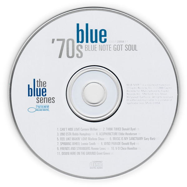 Various : Blue '70s Blue Note Got Soul (CD, Comp)