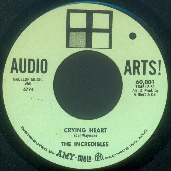 The Incredibles (2) : I'll Make It Easy / Crying Heart (7", Single)