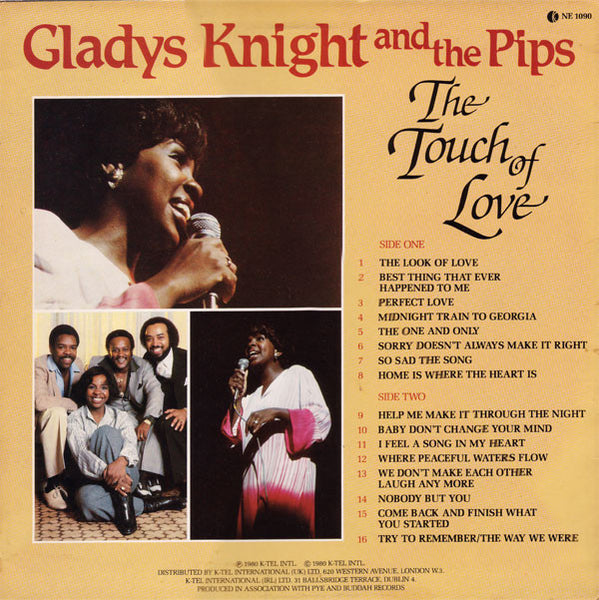 Gladys Knight And The Pips : The Touch Of Love (LP, Comp)