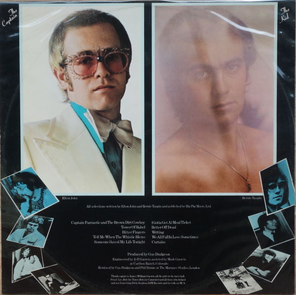 Elton John : Captain Fantastic And The Brown Dirt Cowboy (LP, Album, Pic)