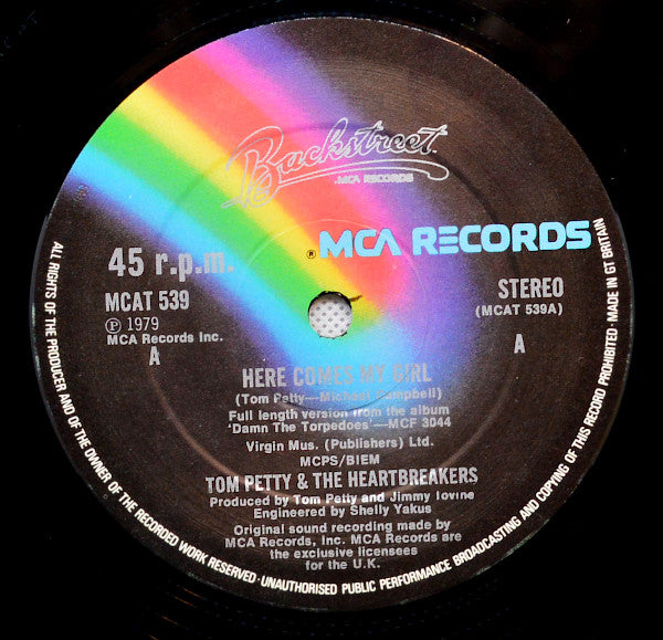 Tom Petty And The Heartbreakers : Here Comes My Girl (12", Single)