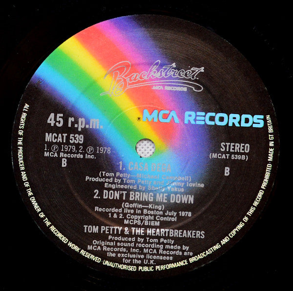 Tom Petty And The Heartbreakers : Here Comes My Girl (12", Single)