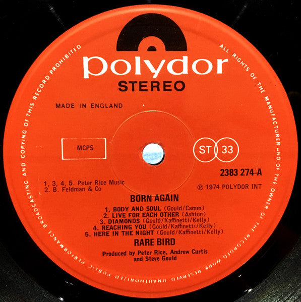 Rare Bird : Born Again (LP, Album)