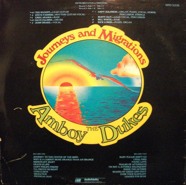 The Amboy Dukes : Journeys And Migrations (2xLP, Comp)