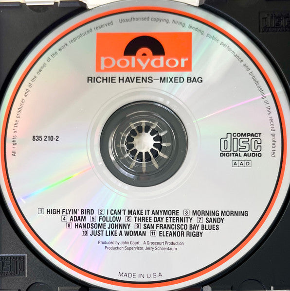 Richie Havens : Mixed Bag (CD, Album, RP)