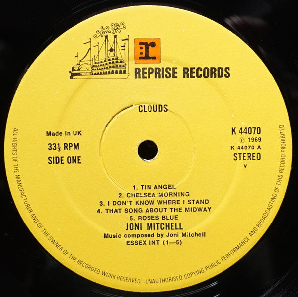 Joni Mitchell : Clouds (LP, Album, RE)