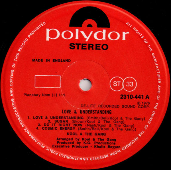 Kool & The Gang : Love & Understanding (LP, Album)