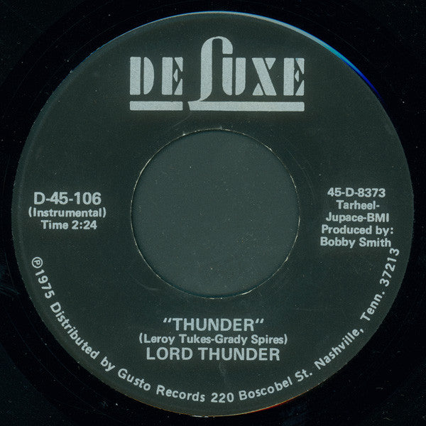 Lord Thunder : Thunder / Try A Little Harder (7", Single, RE)