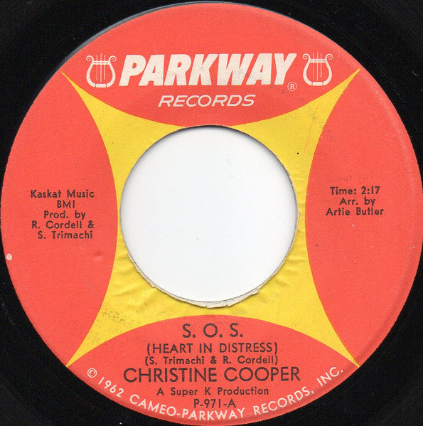 Christine Cooper : S. O. S. (Heart In Distress) (7")