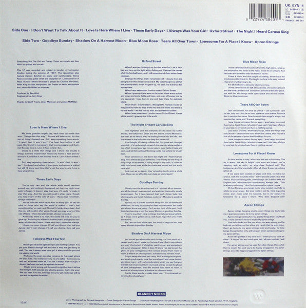 Everything But The Girl : Idlewild (LP, Album)