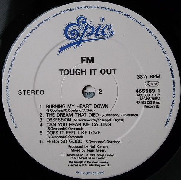 FM (6) : Tough It Out (LP, Album)