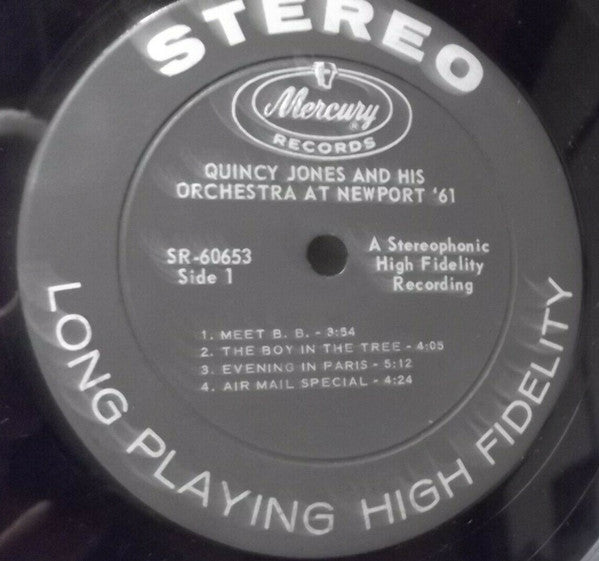 Quincy Jones And His Orchestra : At Newport '61 (LP, Album, Bla)