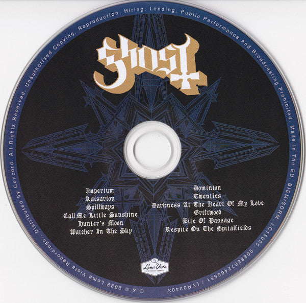Ghost (32) : Impera (CD, Album)