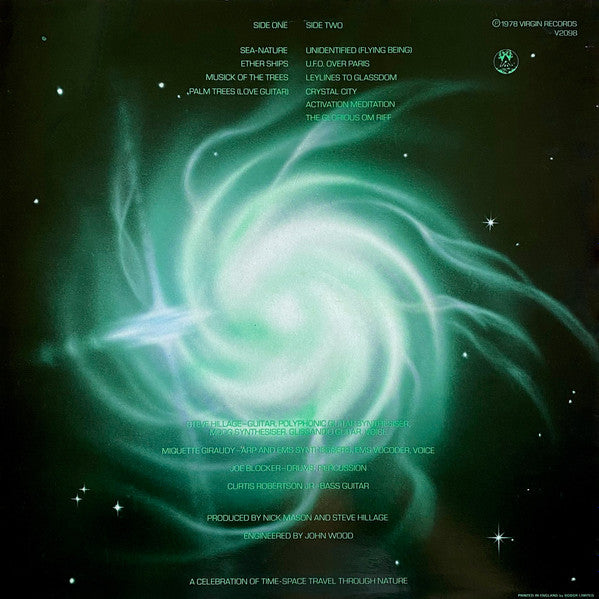 Steve Hillage : Green (LP, Album, Ltd, Gre)