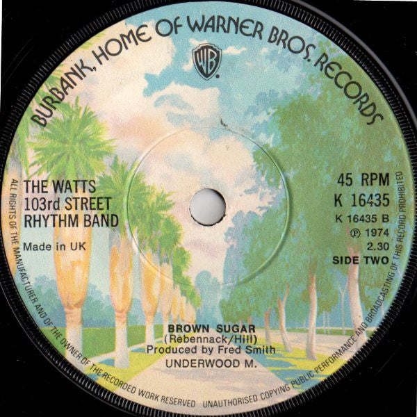 The Watts 103rd St Rhythm Band* : The Joker (On A Trip Thru The Jungle) (7", Single, Sol)