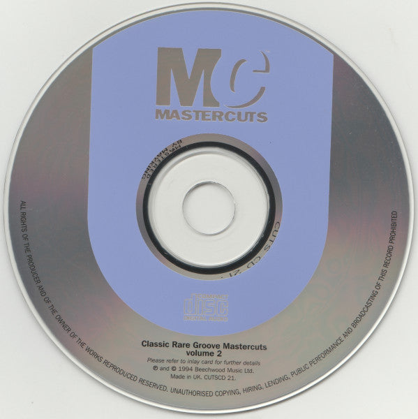 Various : Classic Rare Groove Mastercuts Volume 2 (CD, Comp)