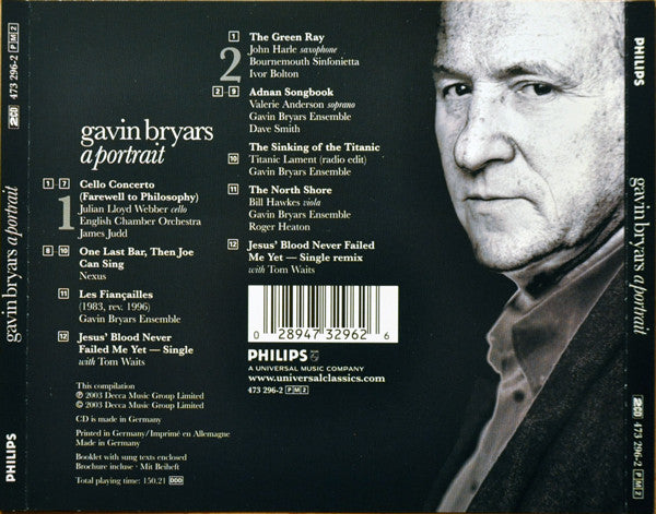 Gavin Bryars : A Portrait (2xCD, Comp)