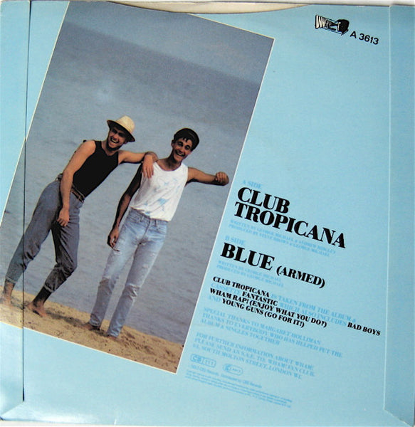 Wham! : Club Tropicana (7", Single, M/Print, Pap)