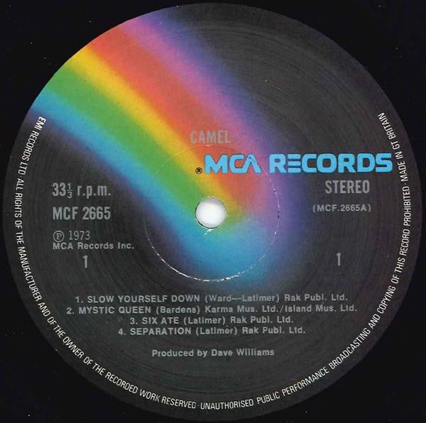 Camel : Camel (LP, Album, RE)