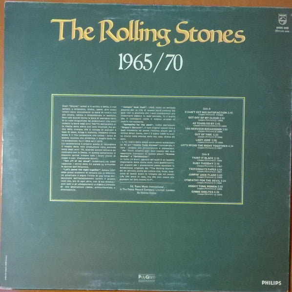 The Rolling Stones : 1965/70 (LP, Comp, Dar)