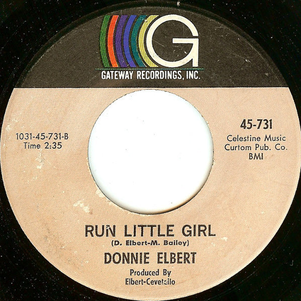 Donnie Elbert : Who's It Gonna Be / Run Little Girl (7", Single)