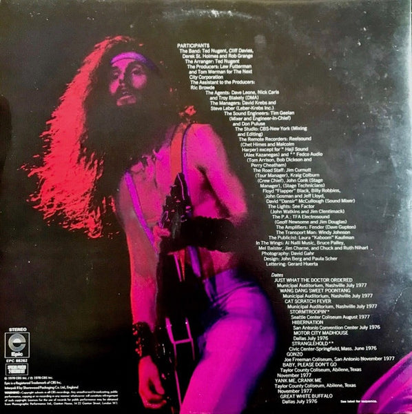 Ted Nugent : Double Live Gonzo! (2xLP, Gat)