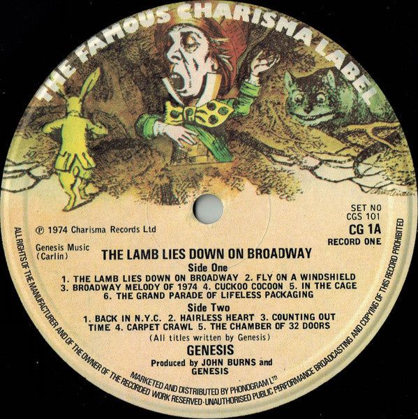 Genesis : The Lamb Lies Down On Broadway (2xLP, Album, RE)